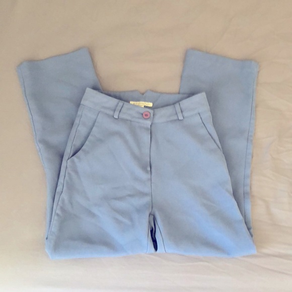 giantdogtooth Pants - Light blue grey dress pants